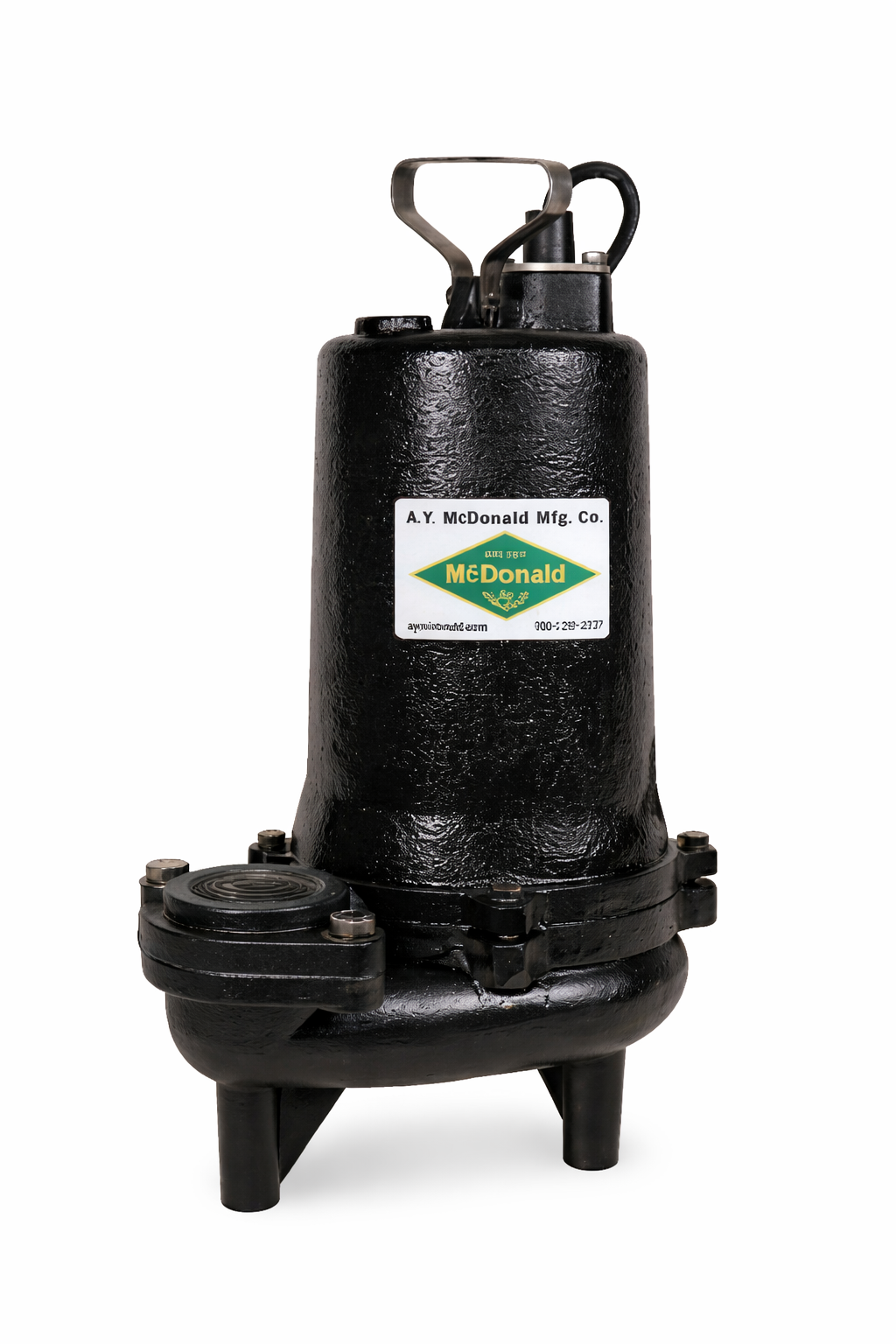 A.Y. McDonald cast iron sewage pump