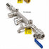 Campbell pre-assembled tank fitting package - stainless CPM manifold kit