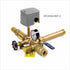 Campbell pre-assembled tank fitting package - 1 in union tee complete kit