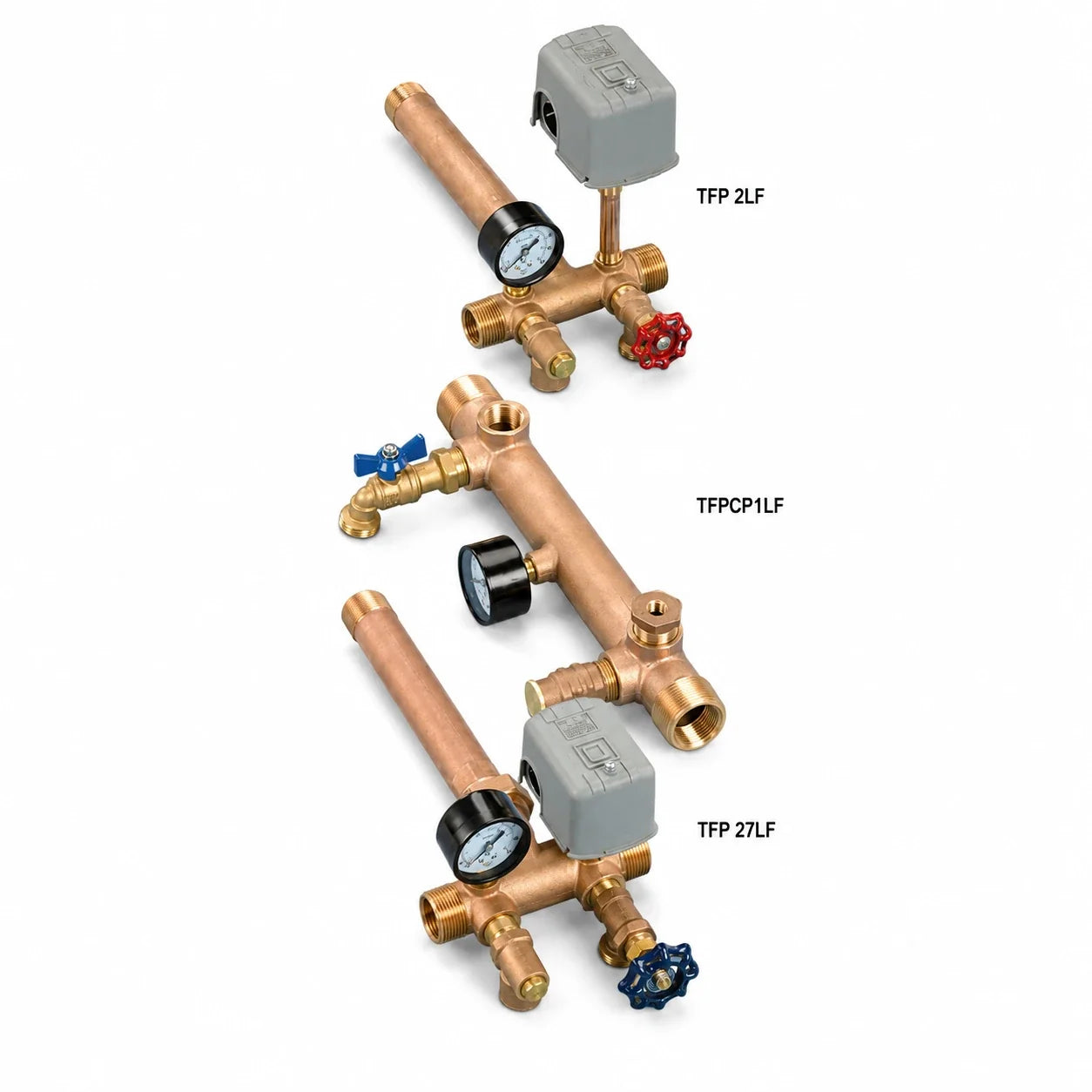 Campbell Tank Fitting Package - unassembled pressure tank kit