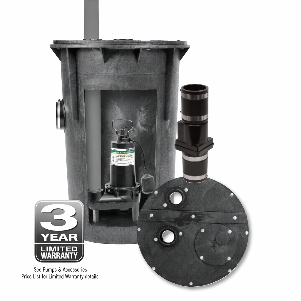 5050CTSJPACSL DuraMAC Split Lid Sewage 1/2 HP 120V Cast Iron