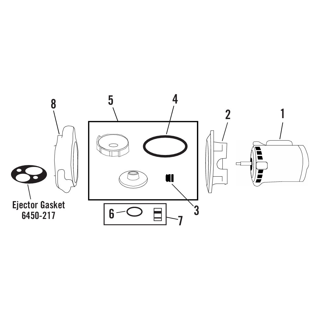 8100 / 8200 Series Repair Parts | Shallow Well & Convertible Jet Pumps