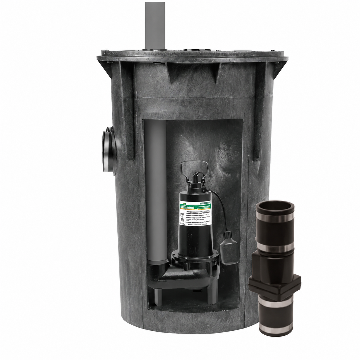 A.Y. McDonald DuraMAC 5050CTSJPAC Sewage Package 1/2 HP 120V Cast Iron