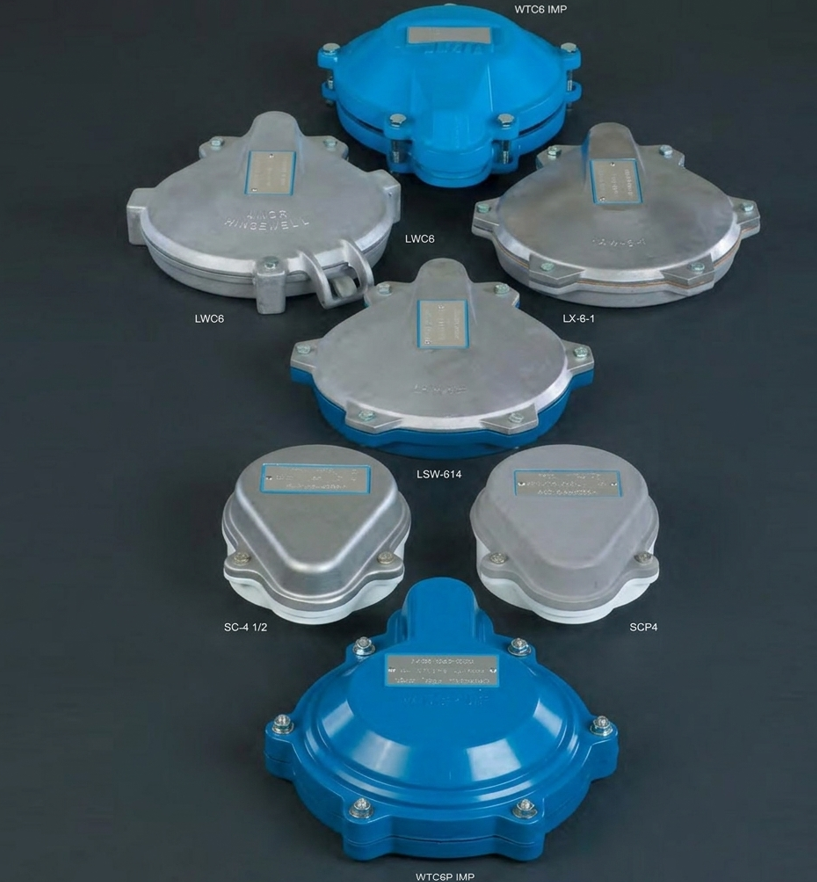 Campbell Aluminum & ABS Watertight Well Cap | 4-6.9 in