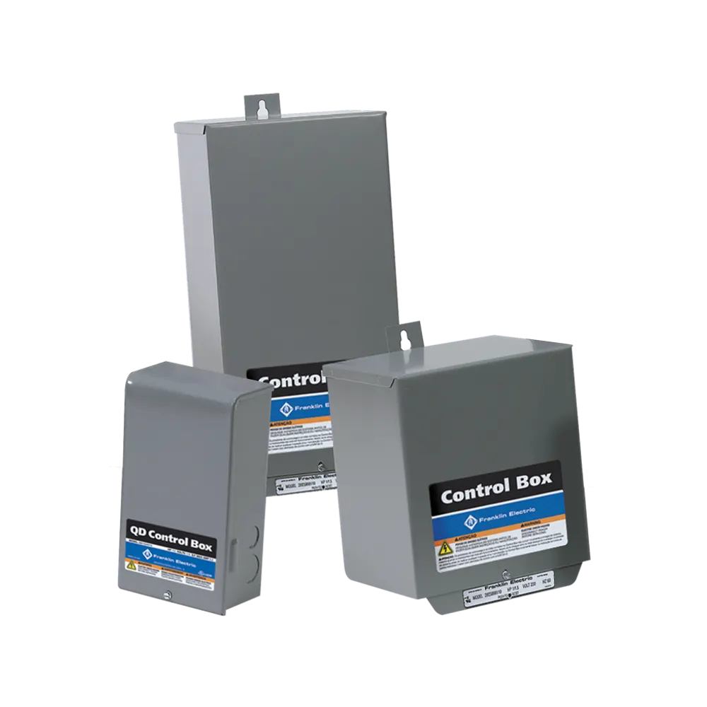 Franklin Electric single-phase 3-wire submersible pump control boxes
