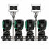 DAB EsyBox Max Quadplex - 4-Pump Commercial Booster System with Dual Dock, Dual I/O and 86 Gal Tank