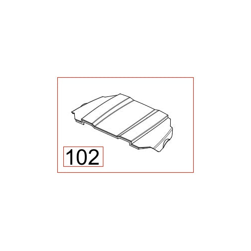 DAB Esybox Max spare part SP00006685, Top Cover, exploded-view drawing with position number