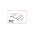 DAB Esybox Max spare part SP00006685, Top Cover, exploded-view drawing with position number