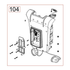 DAB Esybox Max spare part SP00007139, Main Board Assembly, exploded-view drawing with position number