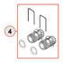 DAB Esybox spare part SP00001232, FCT Connection Cap, exploded-view drawing with position number