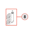 DAB Esybox spare part SP00001234, FCT-Twin O-Ring Kit, exploded-view drawing with position number