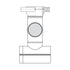 Dresser LS-2 Weld Hot Tap Fitting dimension drawing
