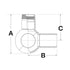 Dresser LS-2 Spherical Hot Tap Fitting dimension drawing
