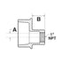 Dresser Line Cap Plug dimension drawing