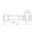 Dresser Style 175 Cut-In Curb Valve dimension drawing