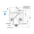 Dresser Style 351 Gas Strainer dimension drawing