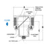 Dresser Style 351 Gas Strainer dimension drawing