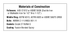 Dresser Style 38 Bolted Coupling specification table