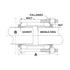 Dresser Style 38 Bolted Coupling dimension drawing