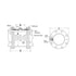 Dresser Style 54 Cast Split Sleeve dimension drawing