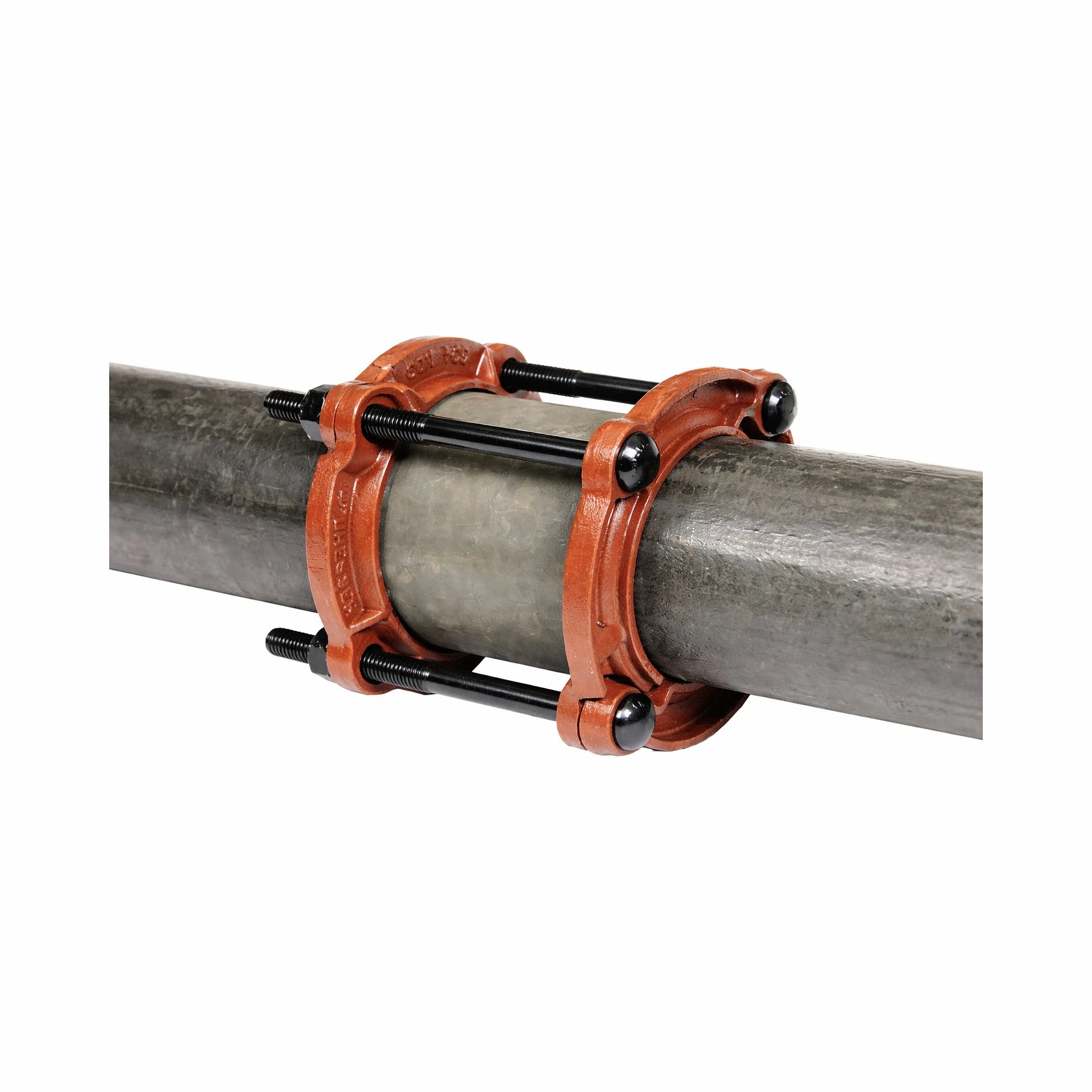 Dresser Style 41 collar leak clamp on steel pipe