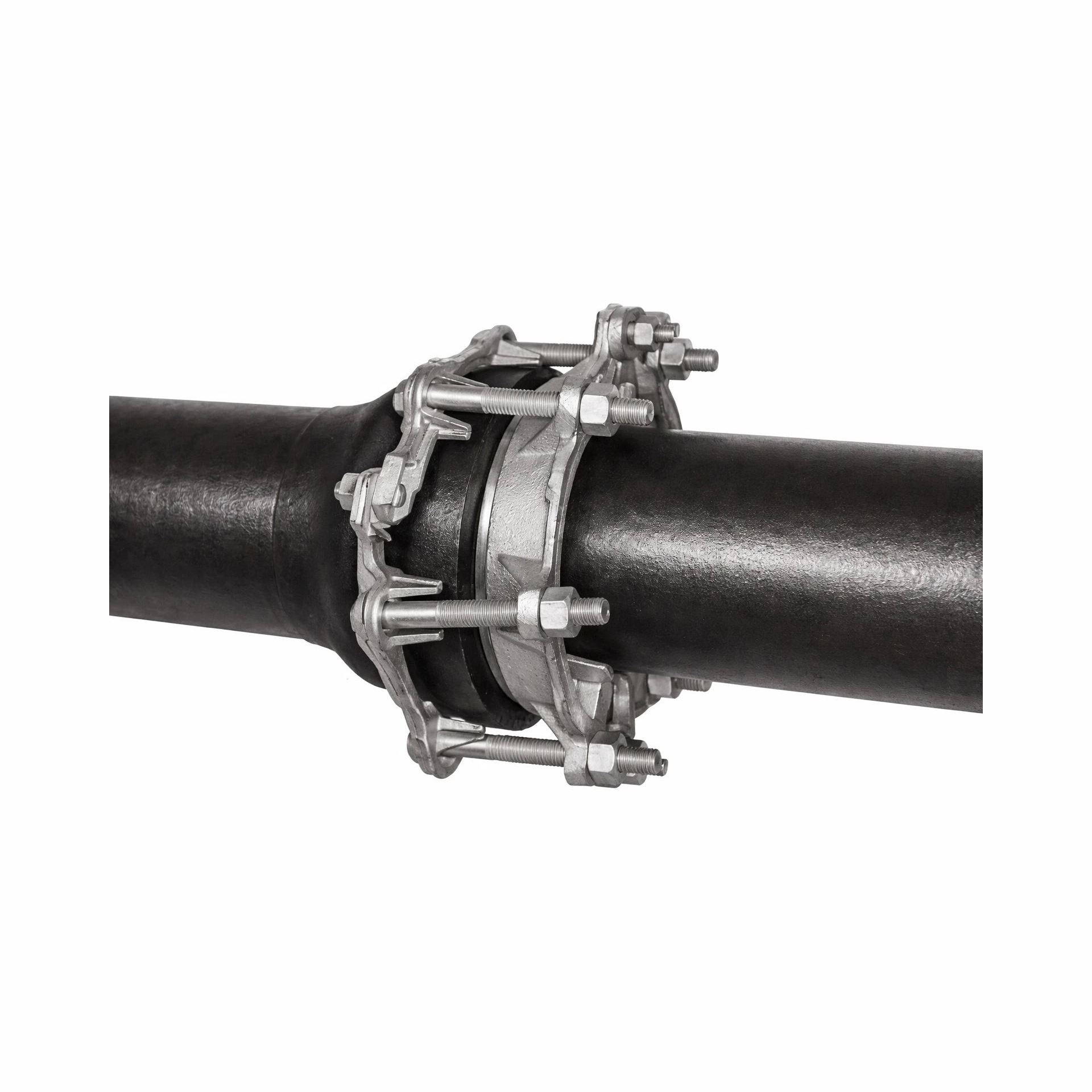 Dresser Style 160 bell joint clamp on cast iron pipe