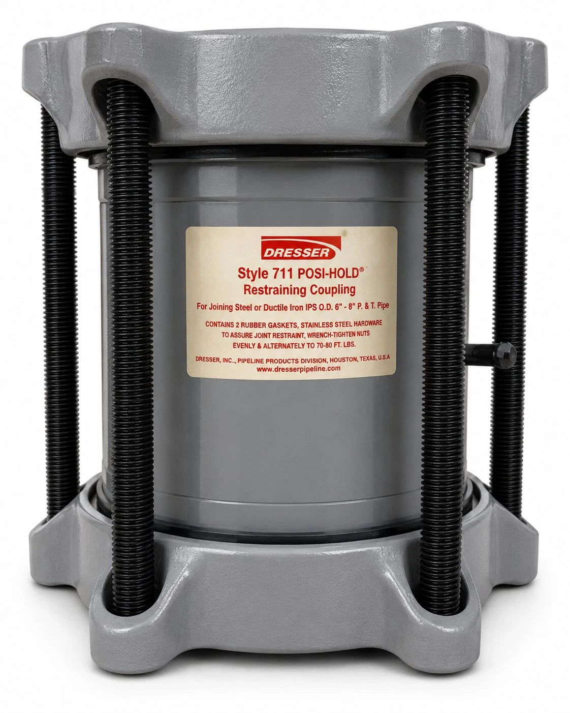 Dresser Style 711 Sealing Restraining Coupling | Gas  Watermainsupply