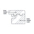 Dresser TX3 Wide Range Transition Coupling dimension drawing