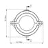 Dresser Ultra-Sleeve Bell Joint Repair Sleeve dimension drawing