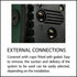 DAB Esybox external suction and delivery connections with gasketed caps