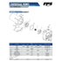 Franklin Electric FBSE self-priming effluent pump, side view