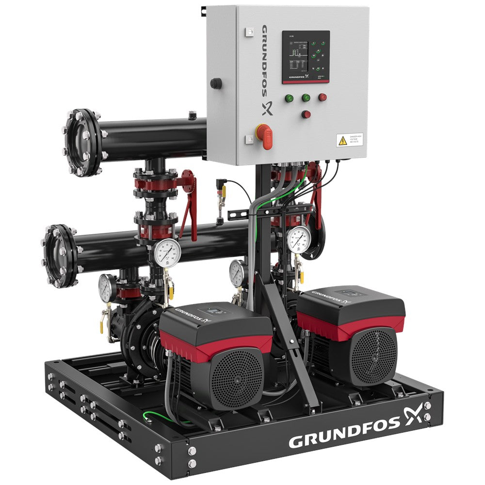 Grundfos DELTA HCU packaged pumping system with 2 NBSE pumps