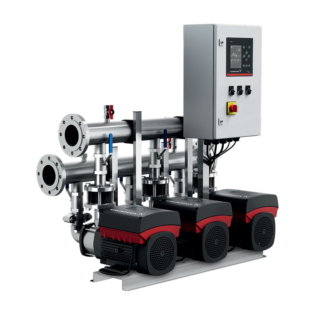 Grundfos Hydro MPC booster system with CME pumps