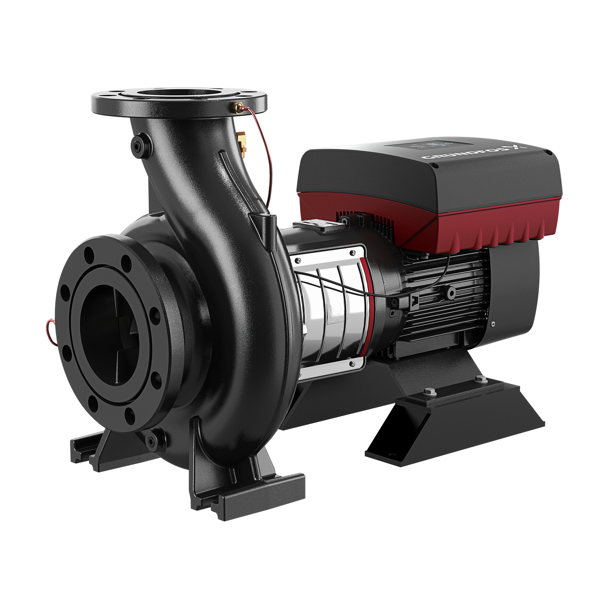 Grundfos NBSE split-coupled end suction pump with MLE variable speed motor
