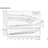 Grundfos NB 050-110 performance curves, 1750 RPM, 60 Hz