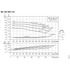 Grundfos NK 060-110 performance curves, 1750 RPM, 60 Hz