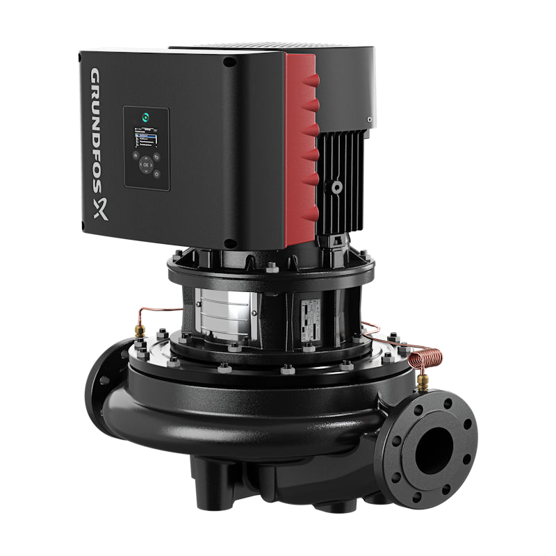 Grundfos TPE3 in-line variable speed circulator pump with MLE motor