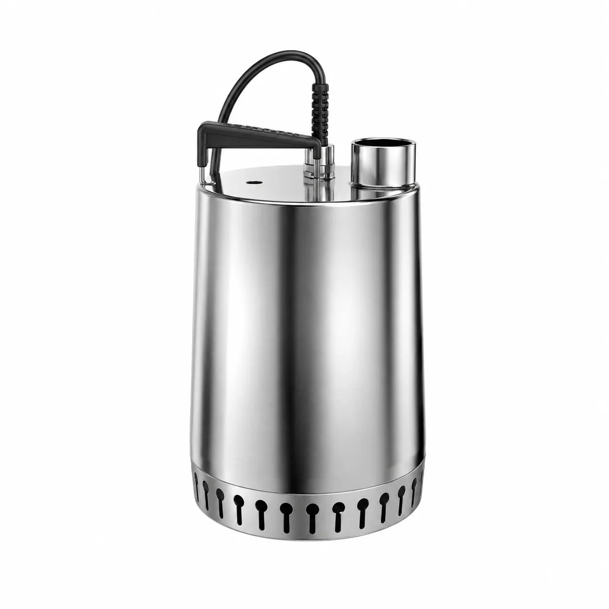 Grundfos Unilift AP12 stainless-steel submersible drainage pump with carrying handle