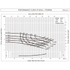 Grundfos VLS 40707 performance curves at 1750 RPM, impeller sizes, efficiency, motor power and NPSH