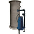 Franklin Electric hard-piped simplex grinder package in fiberglass basin
