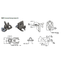 Franklin Electric horizontal discharge adapter kit 515837 drawing