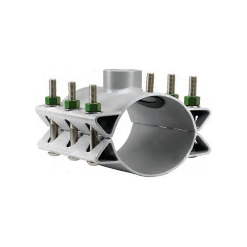 JCM 438 All Stainless Threaded Outlet Tapping Sleeve - product photo