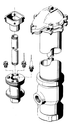 Monitor DQ Pitless Unit Kit - Double Kwikonect, Less Casing