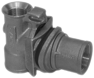 Monitor Brass Slide Type Pitless Adapter - Lead-Free Red Brass
