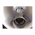Stainless wheeled shroud for a 4 in submersible in a landfill side-slope riser, quoted separately