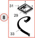 DAB Esybox Mini3 spare part SP00007063, HMI Display Assembly, exploded-view drawing with position number