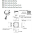 Franklin Electric retrofit junction box with black plug 115153 drawing