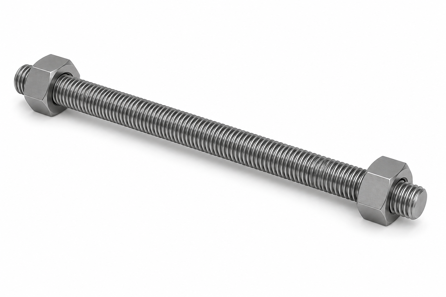 Smith-Blair Style 101 Tie Rod & Nut Set - Alloy Steel, 5/8-1-1/2 in