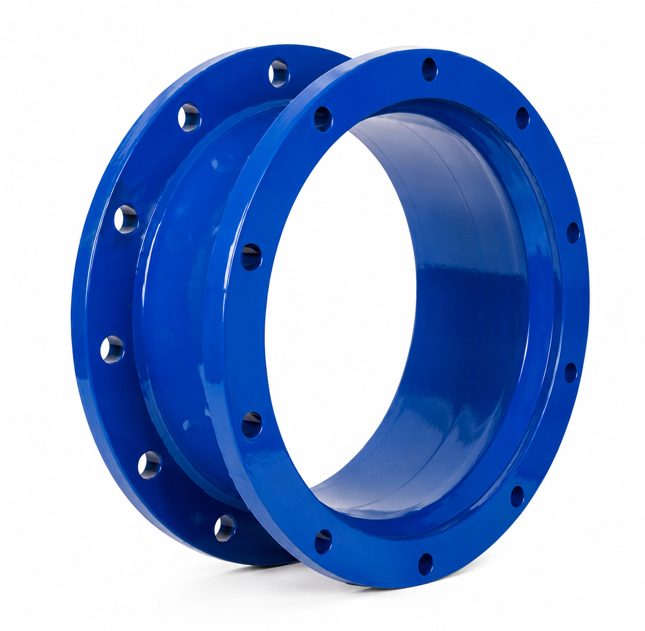Smith-Blair Style 923 FlangeLock MJ Coupling Body — pipe pass-through, 3"-48", AWWA C207 flat face