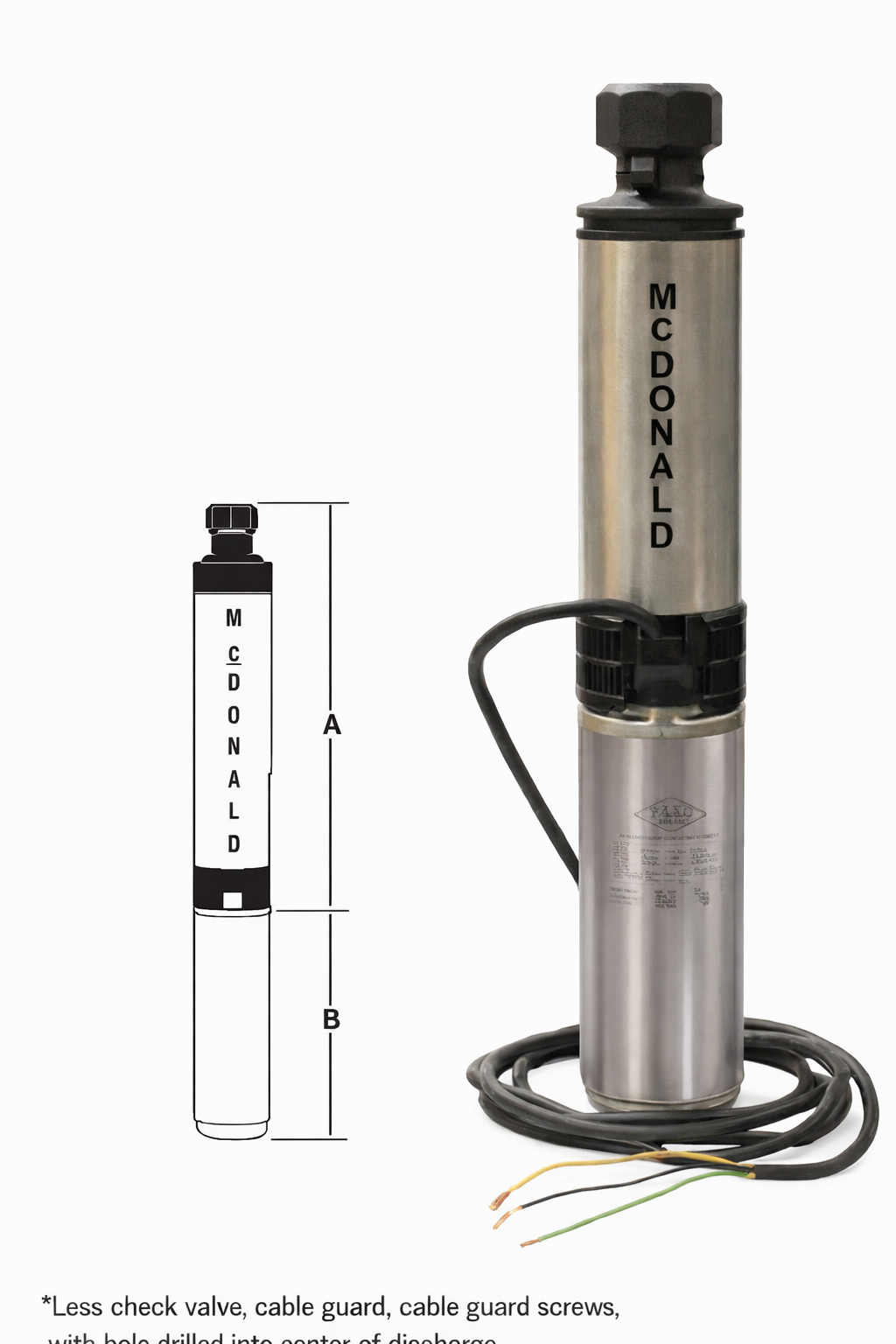 Thermoplastic High Head Effluent Pump 30 GPM w/o Check Valve
